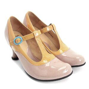 John Fluevog Bellevue Dusty Rose Heels